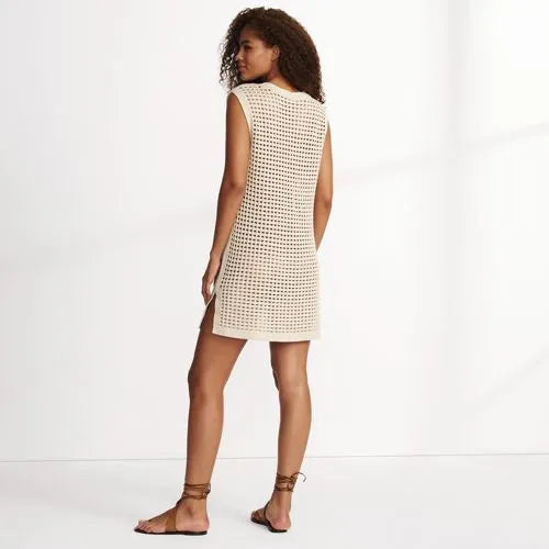 Women's Open Knit Cover-up Dress