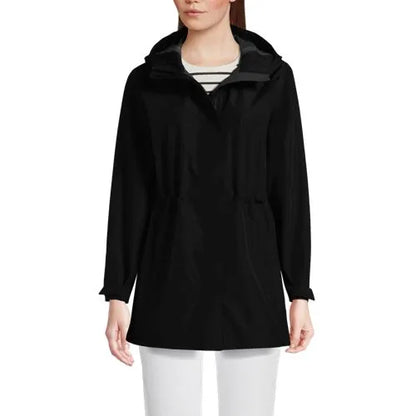 School Uniform Women's Waterproof Hooded Packable Rain Jacket