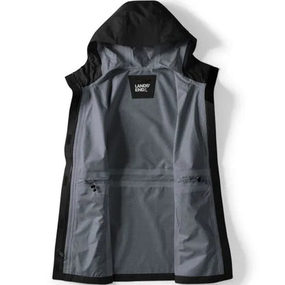 School Uniform Women's Waterproof Hooded Packable Rain Jacket