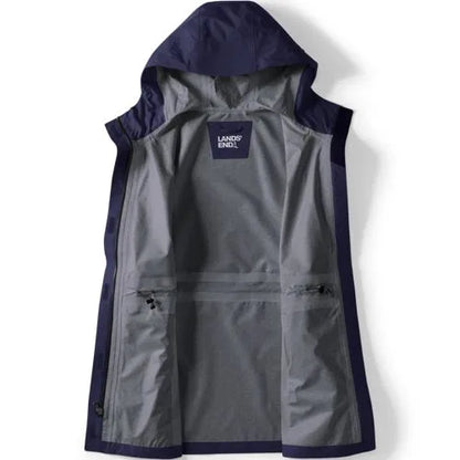 School Uniform Women's Waterproof Hooded Packable Rain Jacket