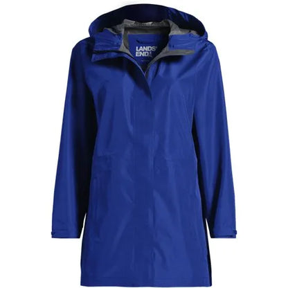 School Uniform Women's Waterproof Hooded Packable Rain Jacket