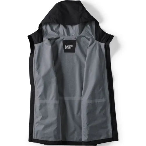 Men's Waterproof Hooded Packable Rain Jacket