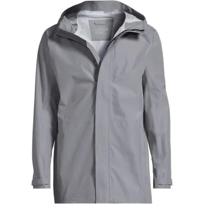 Men's Waterproof Hooded Packable Rain Jacket