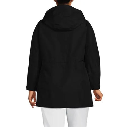 School Uniform Women's Waterproof Hooded Packable Rain Jacket