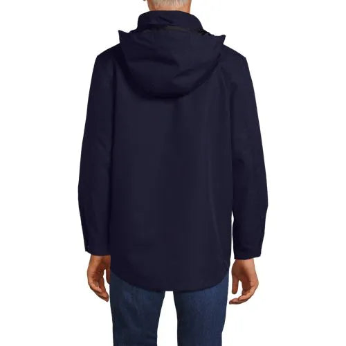 School Uniform Men's System Hooded Shell Jacket