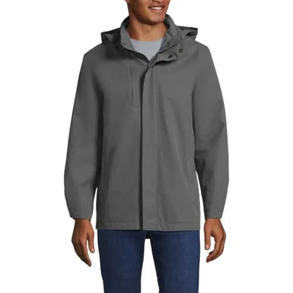 School Uniform Men's System Hooded Shell Jacket