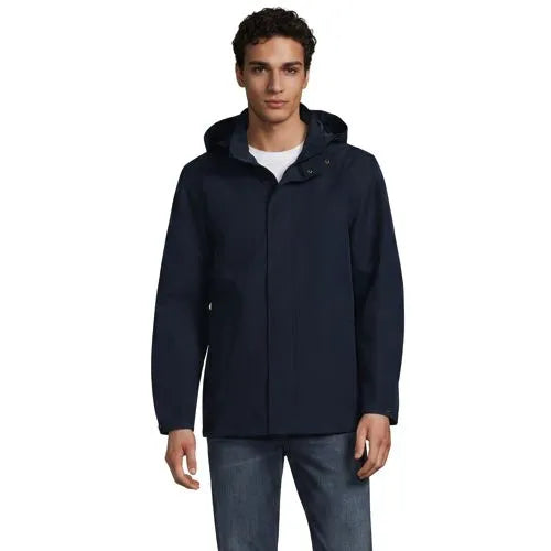 School Uniform Men's System Hooded Shell Jacket