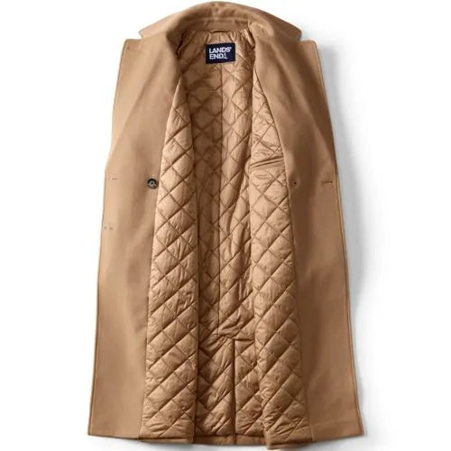 Women's Insulated Double Breasted Wool Coat
