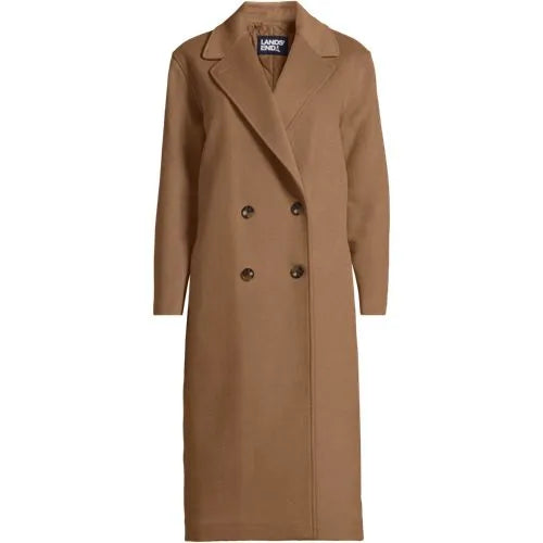 Women's Insulated Double Breasted Wool Coat