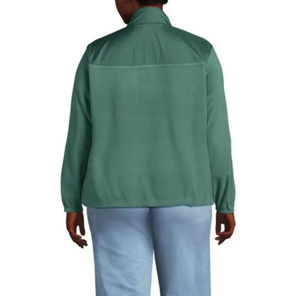 Women's Plus Size Anyweather Fleece Half Zip Pullover