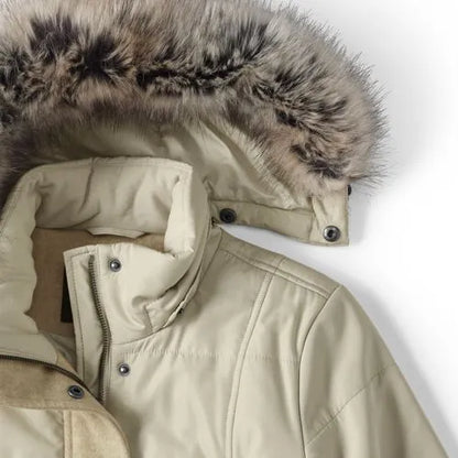Women's Plus Size Wool Hybrid Coat