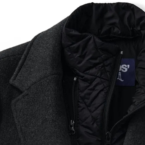 Men's Wool Blend Top Coat