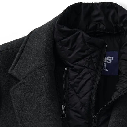 Men's Wool Blend Top Coat