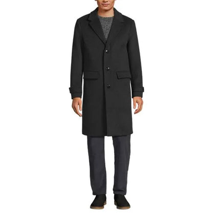 Men's Wool Blend Top Coat
