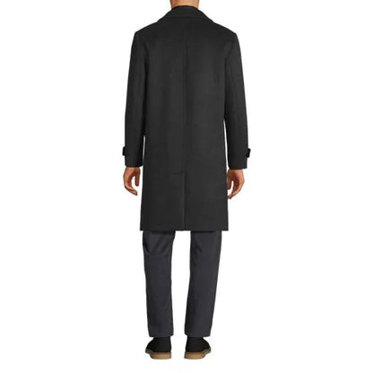 Men's Wool Blend Top Coat