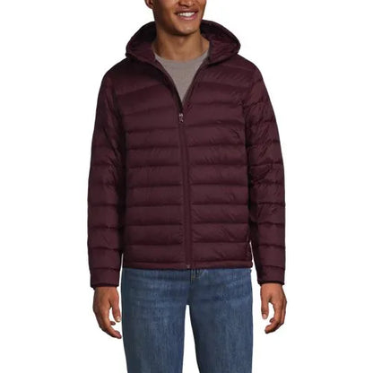 Men's Hooded Wanderweight Packable Down Jacket