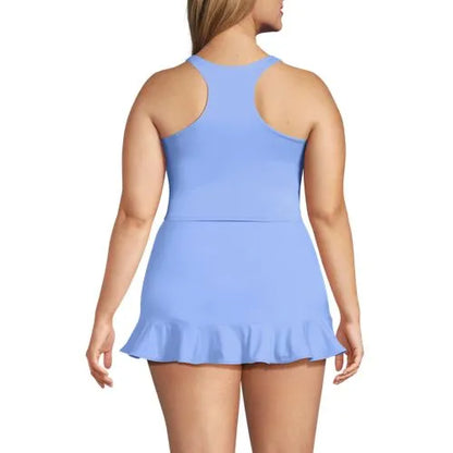 Women's High Neck Racerback Midkini Top