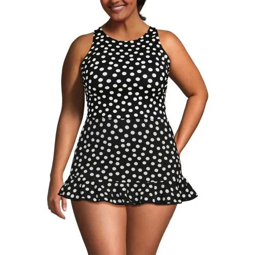 Women's High Neck Racerback Midkini Top
