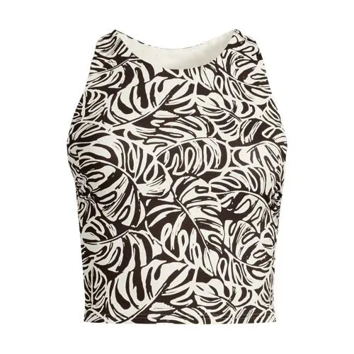 Women's High Neck Racerback Midkini Top