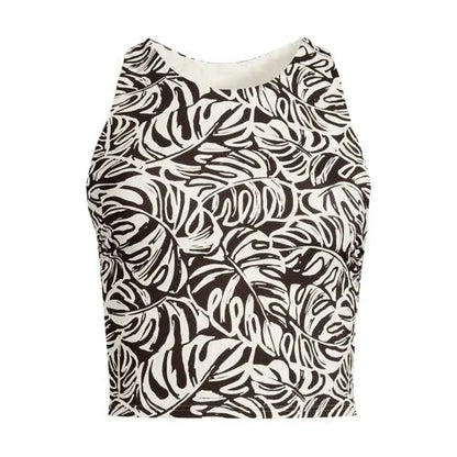 Women's High Neck Racerback Midkini Top
