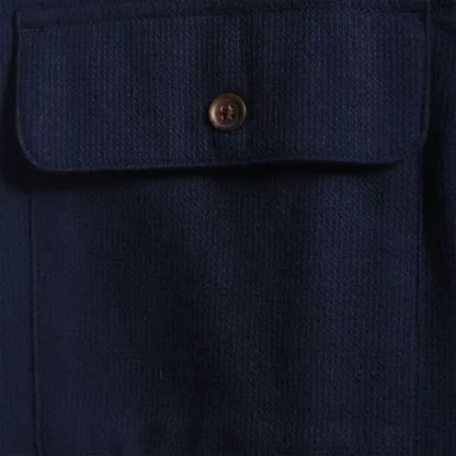 Men's Long Sleeve Woven Waffle Work Shirt