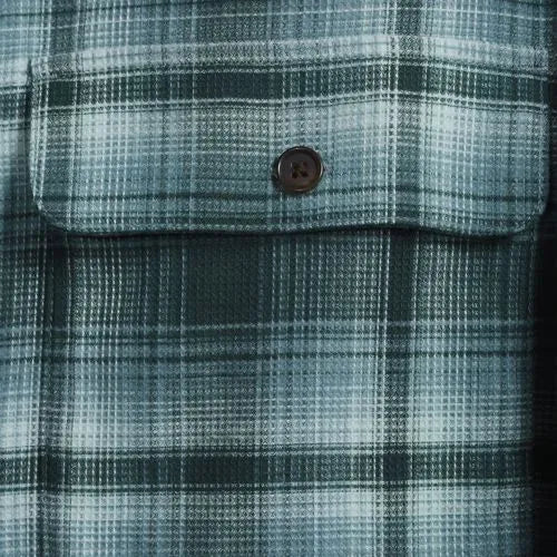 Men's Long Sleeve Woven Waffle Work Shirt