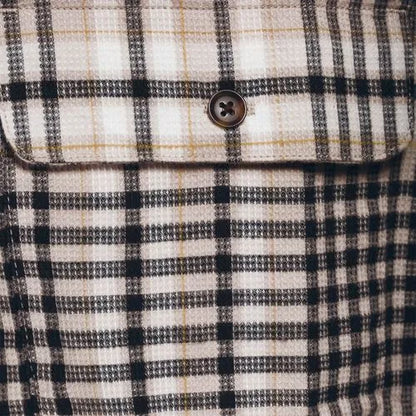 Men's Long Sleeve Woven Waffle Work Shirt