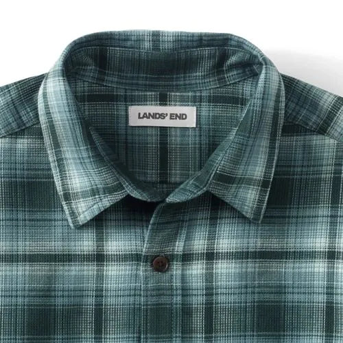 Men's Long Sleeve Woven Waffle Work Shirt