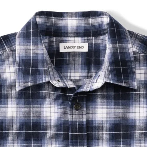 Men's Long Sleeve Woven Waffle Work Shirt