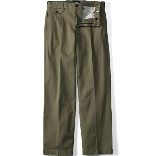 Men's Knockabout Comfort Waist Relaxed Fit Pleated Front Chino Pant