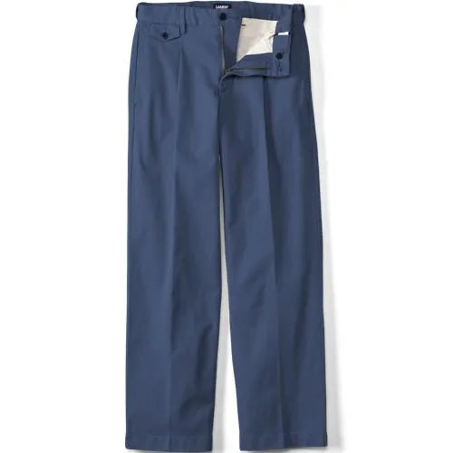 Men's Knockabout Comfort Waist Relaxed Fit Pleated Front Chino Pant