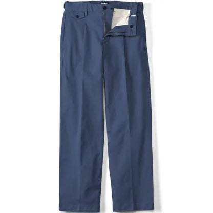 Men's Knockabout Comfort Waist Relaxed Fit Pleated Front Chino Pant