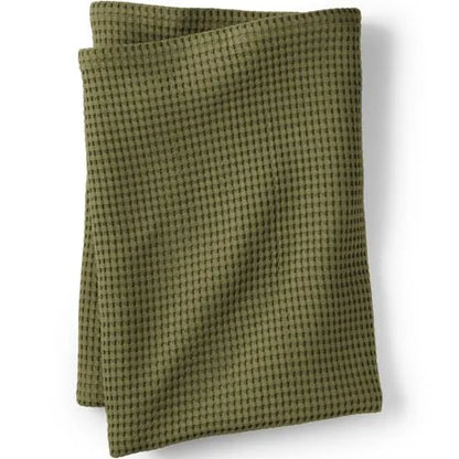 Organic Cotton Waffle Bed Blanket