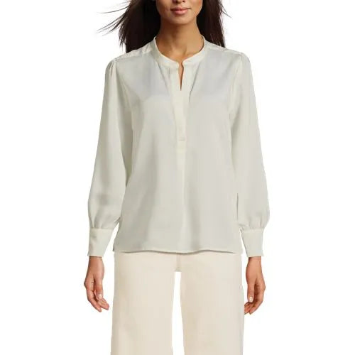 Women's Satin Popover Shirt