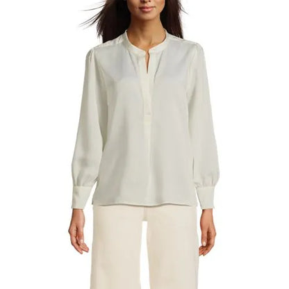 Women's Satin Popover Shirt