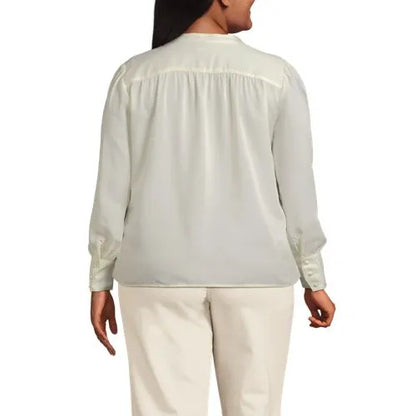 Women's Satin Popover Shirt
