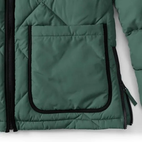 Women's Plus Size FeatherFree Insulated Diamond Quilted Jacket