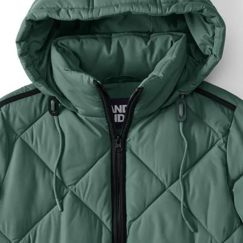 Women's Plus Size FeatherFree Insulated Diamond Quilted Jacket