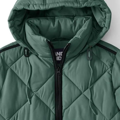 Women's Plus Size FeatherFree Insulated Diamond Quilted Jacket