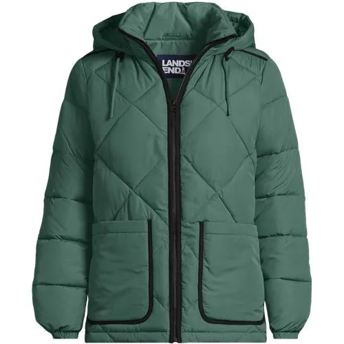 Women's Plus Size FeatherFree Insulated Diamond Quilted Jacket