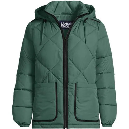 Women's Plus Size FeatherFree Insulated Diamond Quilted Jacket
