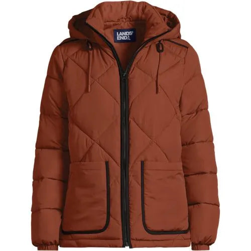 Women's Plus Size FeatherFree Insulated Diamond Quilted Jacket
