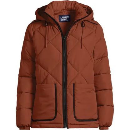 Women's Plus Size FeatherFree Insulated Diamond Quilted Jacket