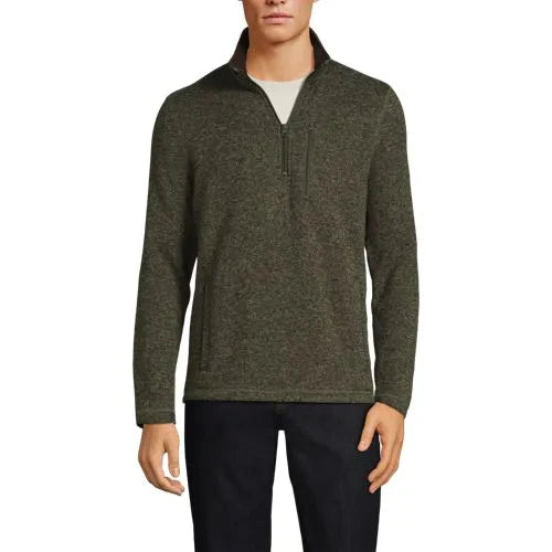 Men's Sweater Fleece Quarter Zip Pullover