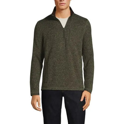 Men's Sweater Fleece Quarter Zip Pullover