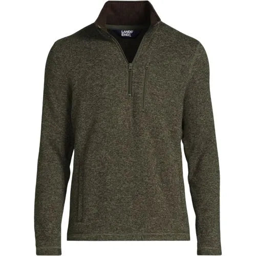Men's Sweater Fleece Quarter Zip Pullover
