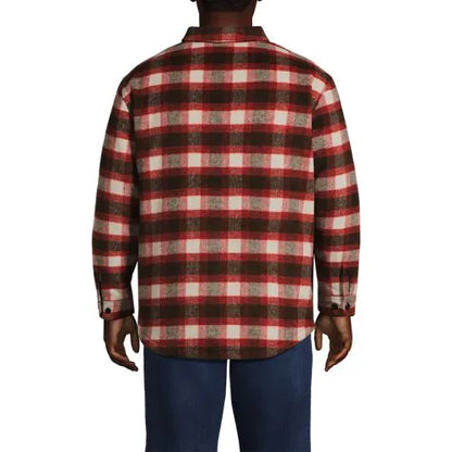 Men's Tall Super Brushed Shirt Jacket