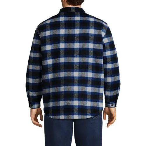 Men's Tall Super Brushed Shirt Jacket