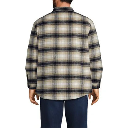 Men's Tall Super Brushed Shirt Jacket