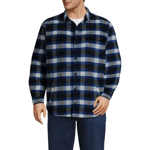 Men's Tall Super Brushed Shirt Jacket